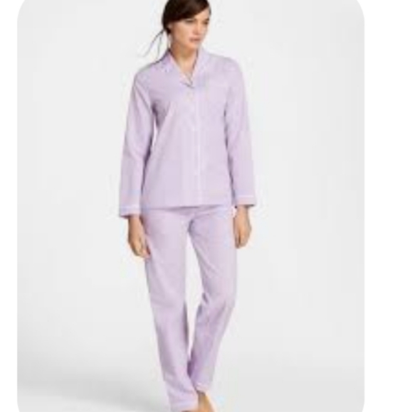 Brooks Brothers Gingham Cotton Poplin Pajama Set Sz Small - Picture 1 of 12